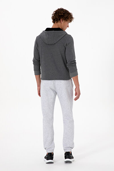 U.S. Polo Assn. Men's Light Gray Fleece-Lined Sweatpants 50313745-Vr001