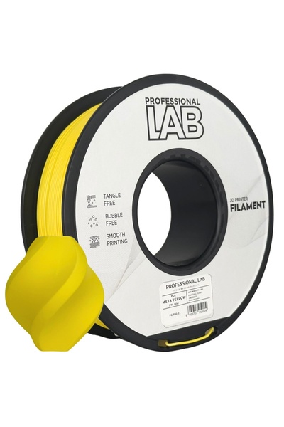 Professional LAB Filament PLA Meta Yellow 1.75 mm 1 kg