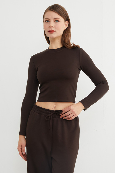 Fulla Moda Basic Beli Tied-Up 2-Piece Modal Set