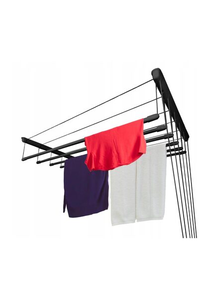 SEPIO Uscator rufe de tavan, 6x80 cm, negru,