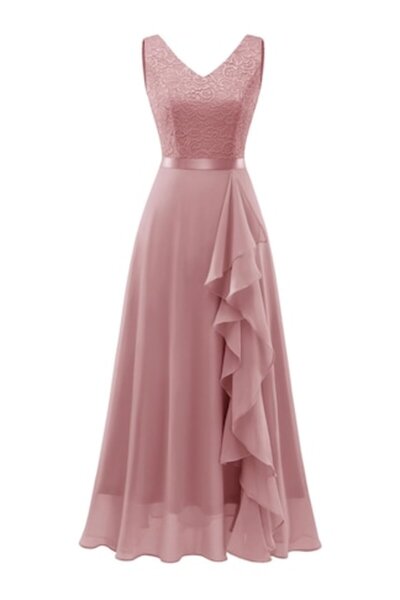 BeryLove Elegant Dress with Elastic Waist