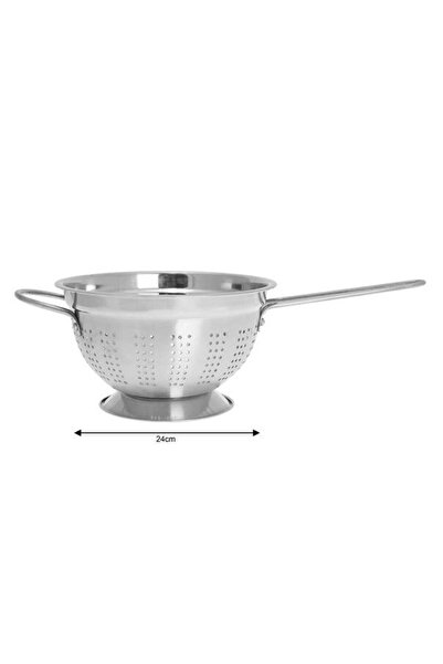 Klausberg Stainless steel colander, with handle, 24 cm,