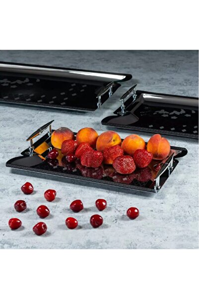 Kinghoff Tava din inox, set de 3 piese, design modern,