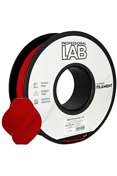 Professional LAB Professional Filament LAB PLA Matte Red 1.75 mm 1 kg