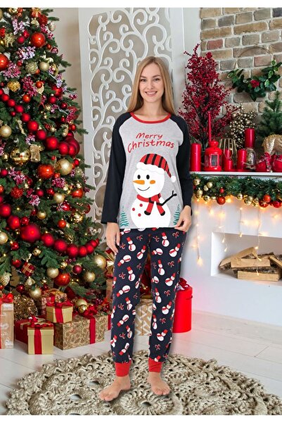 Welike Pijama dama motive Craciun Snowman