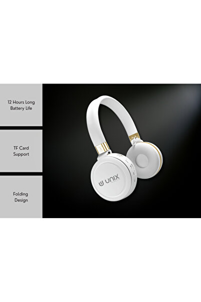 unix International Unix Elite 9 Bluetooth Headphones – 12-Hour Playback with 40mm Drivers & Soft Earpads