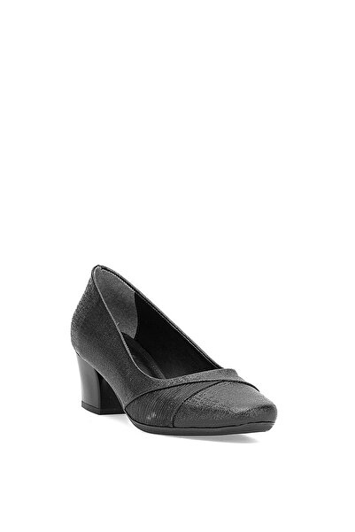 Ayakkabı Fuarı Elit 25Kmst709N Women's Classic Heeled Shoes Black