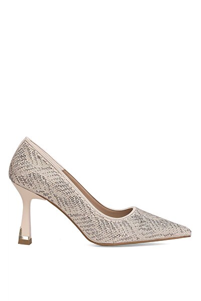 Ayakkabı Fuarı Elit Pm221 K7701 Women's Classic Heeled Shoes Tan