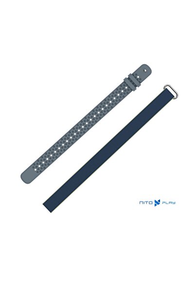 NITOPLAY Set 2 Curele De Schimb Pentru Bratara Smart Nitoplay®, Silicon si Te...