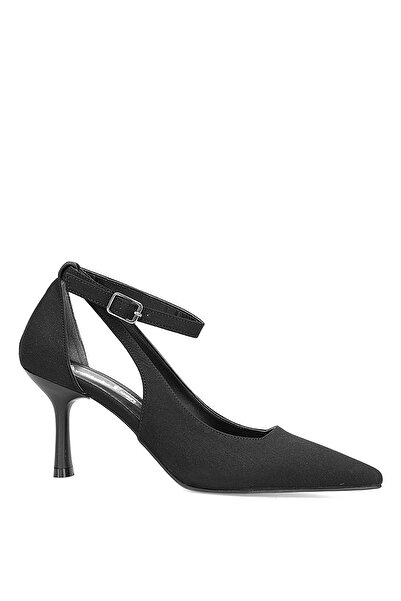 Ayakkabı Fuarı Elit 25Kmst1117Z Women's Classic Heeled Shoes Black