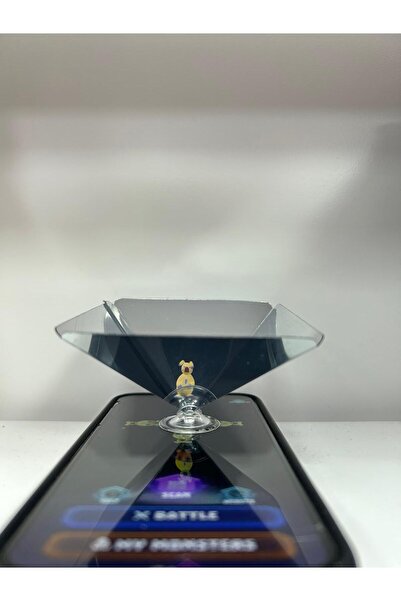 ASEPTOMAN HOLOMONSTERS 3D HOLOGRAM PRİZMA KUTU