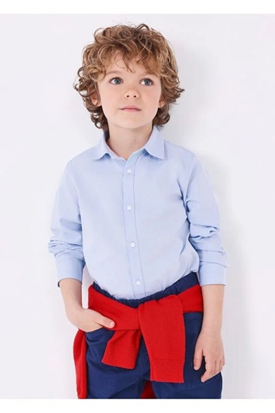 MAYORAL Cămașă albastră pentru băiat 146