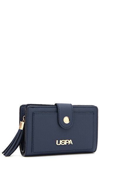 U.S. Polo Assn. Women's Navy Blue Wallet 50314843-Vr033