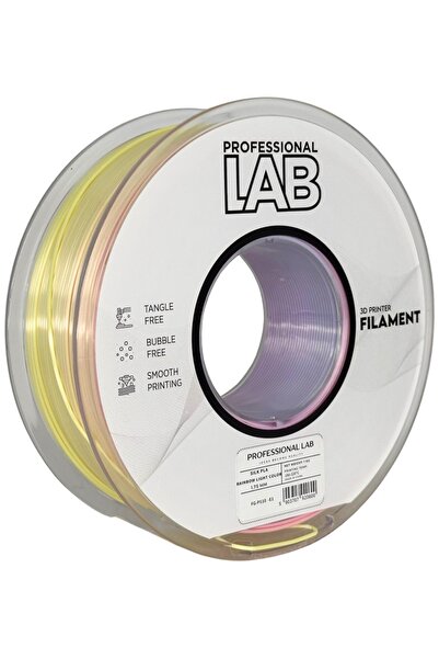 Professional LAB Professional filament LAB Silk PLA Rainbow Light color 1.75 mm 1 kg