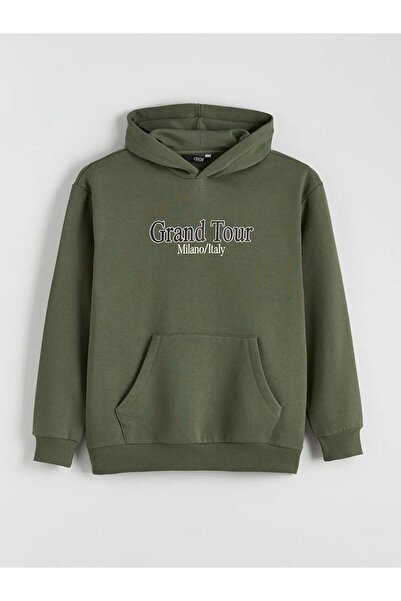 LC Waikiki Printed Men's Thick Hoodie (W5)