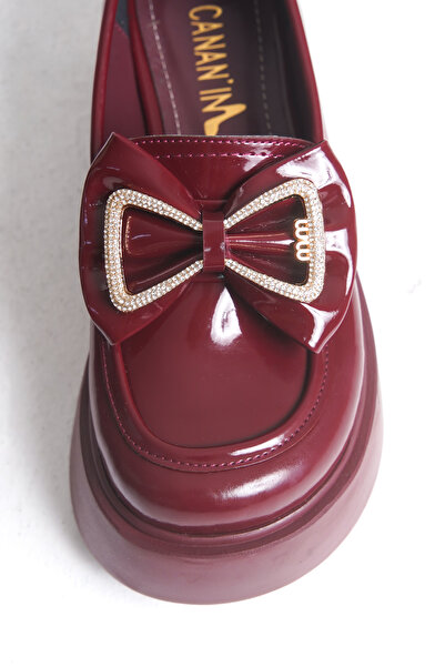 Cananın Pabuçları Smr 105 Thick Sole Bow Loafer