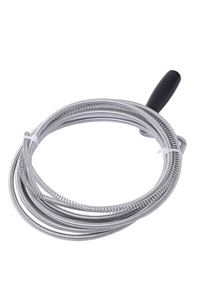 Lawazim Drain Cleaner 3m - Flexible Sink Toilet Bathtub Clog Remover Plumbing Snake Tool