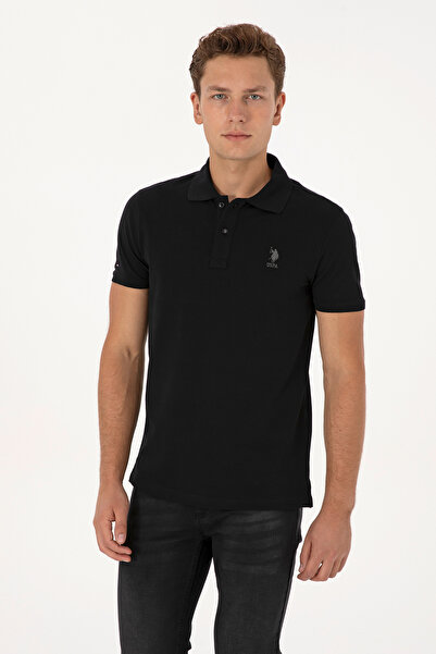 U.S. Polo Assn. Men's Black Basic T-Shirt 50307753-Vr046