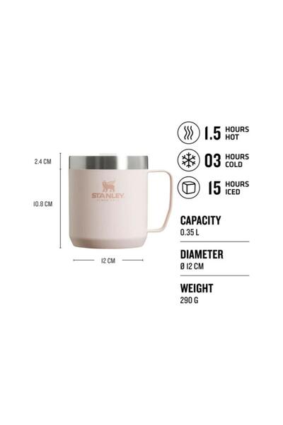 Stanley Classic The Legendary Camp Mug | 0.35L / 12oz Pembe 10-09366-271