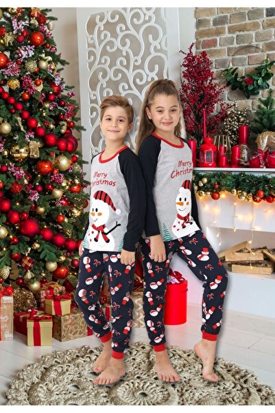 Welike Pijama copii motive Craciun Snowman