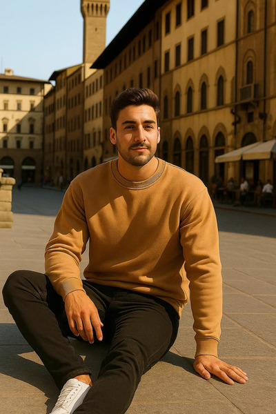 COMBİNE MİCHAİL Унисекс зимна удобна дълга вискозна пуловер с голям размер