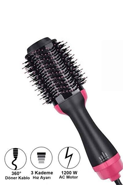 ucuzteknom Hair Styling and Hair Straightener Blow Dry Comb Comb Brush 1200W Hair Drying