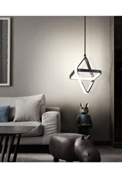 luminastar LED Chandelier Minimalist Ring, 144W, 3 rings (60+40+25 cm), Gold, Remote, Cool/Warm/Neutral, Dimmab