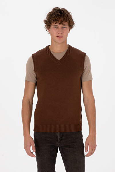 U.S. Polo Assn. Men's Brown Sweater 50318158-Vr029