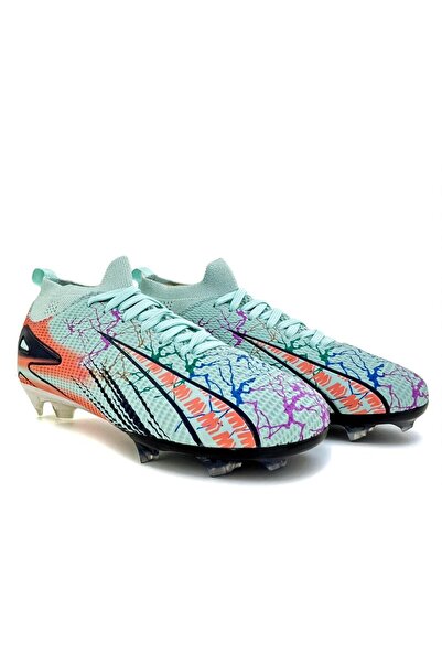 royalmoni Comfortable Lace-Up Football Boots Mint Football Boots