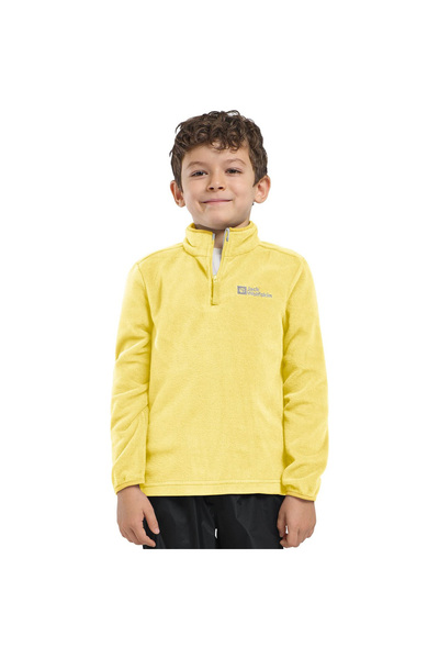 Jack Wolfskin Taunus Halfzip K Unisex Children's Yellow Fleece