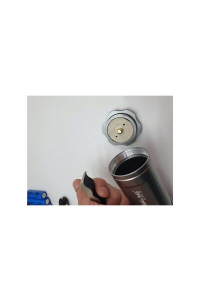 onex Rechargeable Aluminum LED Magnifying Flashlight