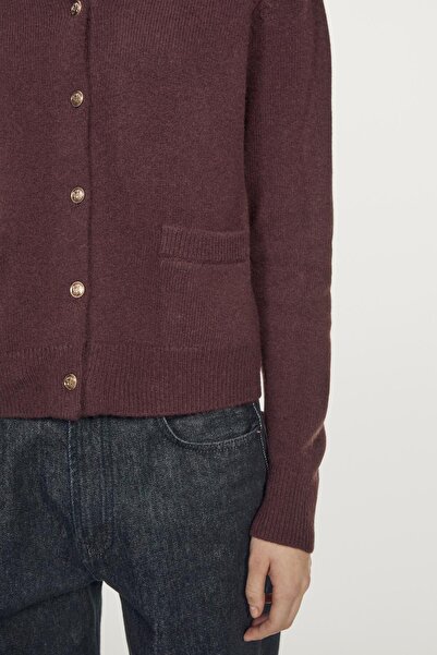 Massimo Dutti Dore düğmeli triko hırka