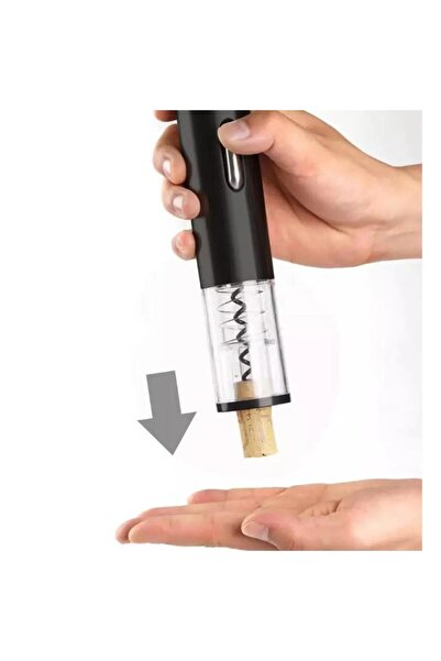 Kinghoff Bottle corkscrew, electric, black,