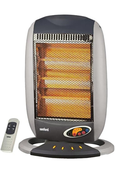 Sanford 1200W Halogen Room Heater with Oscillating Function | 3 Heat Settings (400W/800W/1200W)