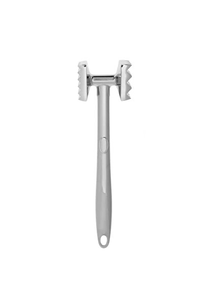 Kinghoff Meat mallet, double-sided, stainless steel, for tenderizing,