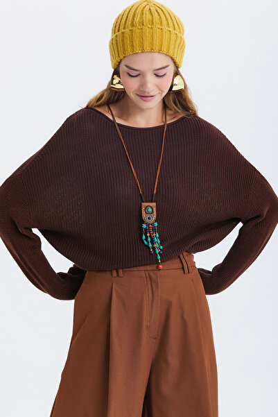 Clandestino Knitted Folded Unisex Winter Beanie Yellow