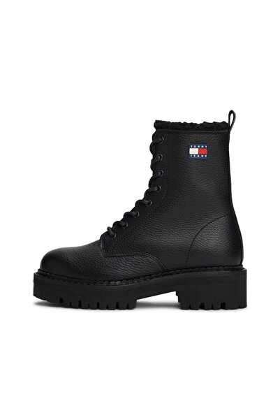 Tommy Hilfiger Kadın Marka Logo Detaylı Kalın Tabanlı Full Bağcıklı Şık Görün...