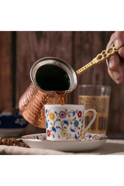 Reyo Handmade Copper Coffee Pot 3-Cup Capacity 1St Quality