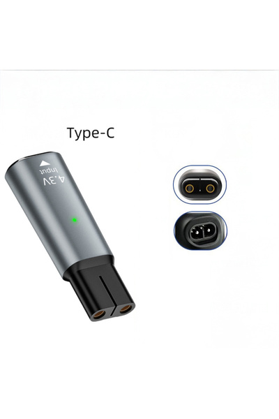 silabor Elektrikli Tıraş Makineleri ve Saç Kesme Makineleriyle Uyumlu, Type-C...