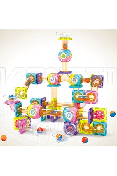 OEM Magnetic play set with tubes and ball 170 pieces 2407K0047