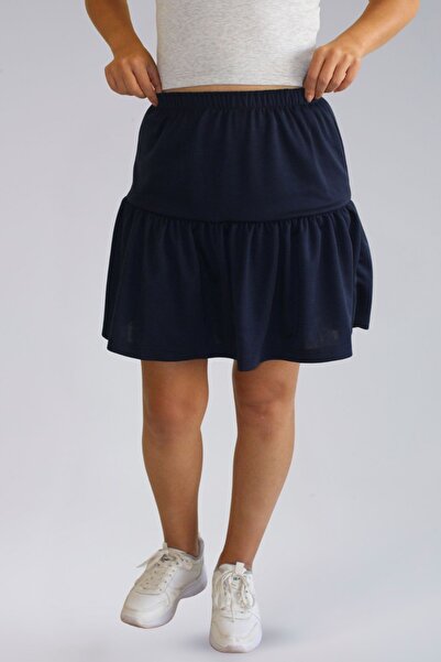 SHE BEST Seasonal Women's Skirt - Ecrin Fabric Mini Length Seasonal Women's Short Skirt
