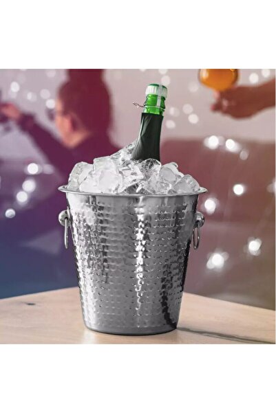 Kinghoff Champagne and ice shaker, diameter 21cm, stainless steel,