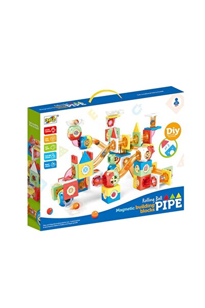 OEM Magnetic construction play set with tubes and balls 2412K0404 238 pieces
