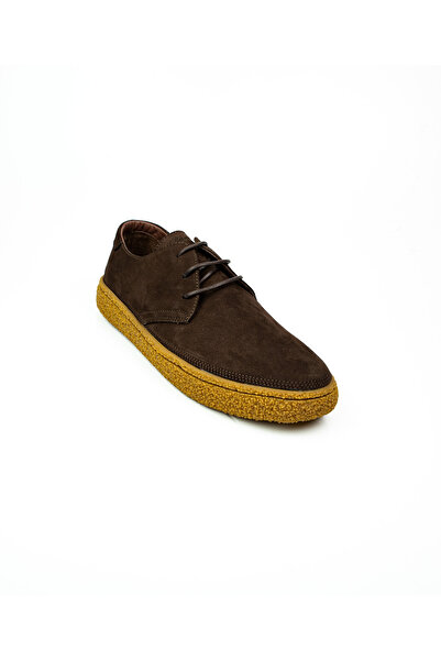 JAMES FRANCO 2182 Brown Nubuck Leather Men's Casual Shoes