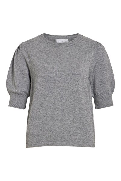 VILA Strickoberteil VIRIL Kurzärmeliges