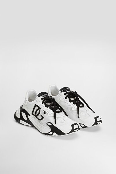 Dolce&Gabbana Women's Applique Logo Chunky Sole Sneakers - White