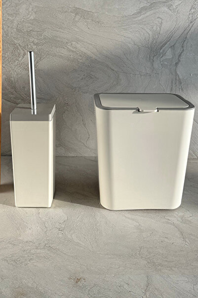 Prima Nova Flip 2-Piece Bathroom Set - Beige