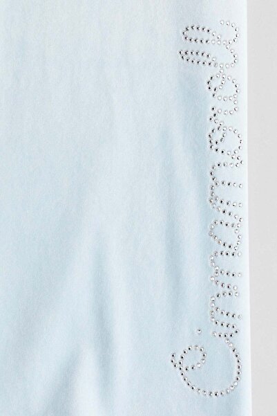 H&M 2-piece motif-detail velour set