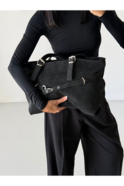 ALTUDA Women's Belt Detailed Shoulder Bag Madrid