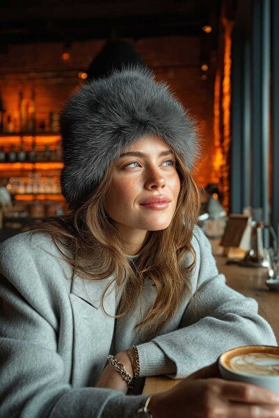 LAGRANZE Arctic Soft Women's Fur Beanie